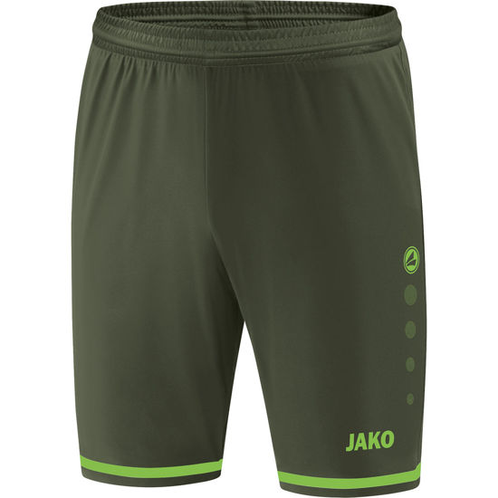 Afbeeldingen van JAKO Short Striker 2.0 kaki/fluogroen (4429/28) - SALE